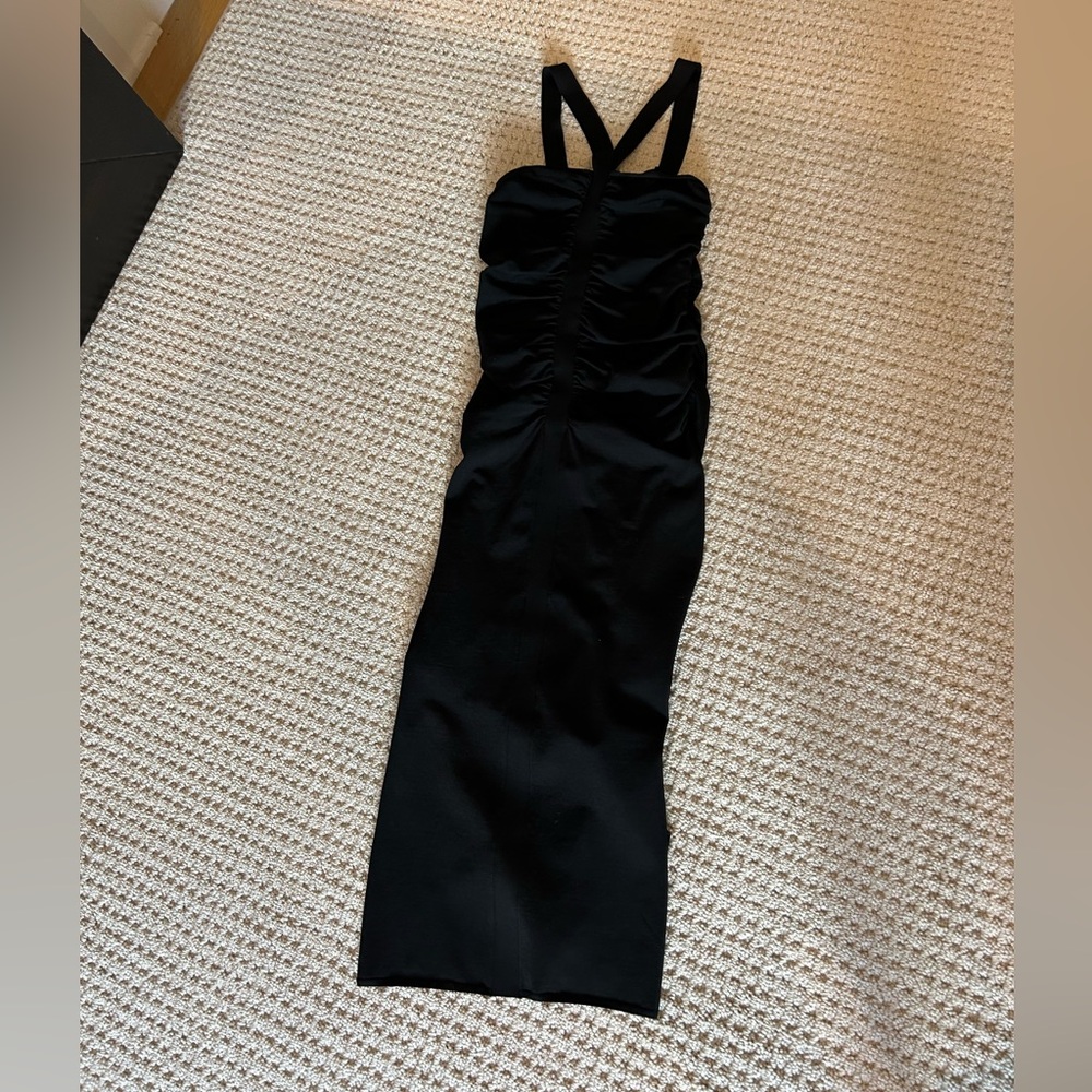 Jonathan Simkhai Black Spandex Midi Dress